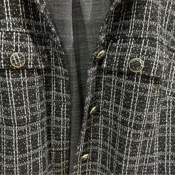 Torrid Black and White Boucle Textured Jacket Size Large - Picture 2 of 11